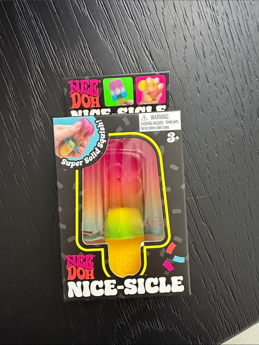 NeeDoh Nice-Sicle Rainbow Squishy Popsicle Toy - Multicolor